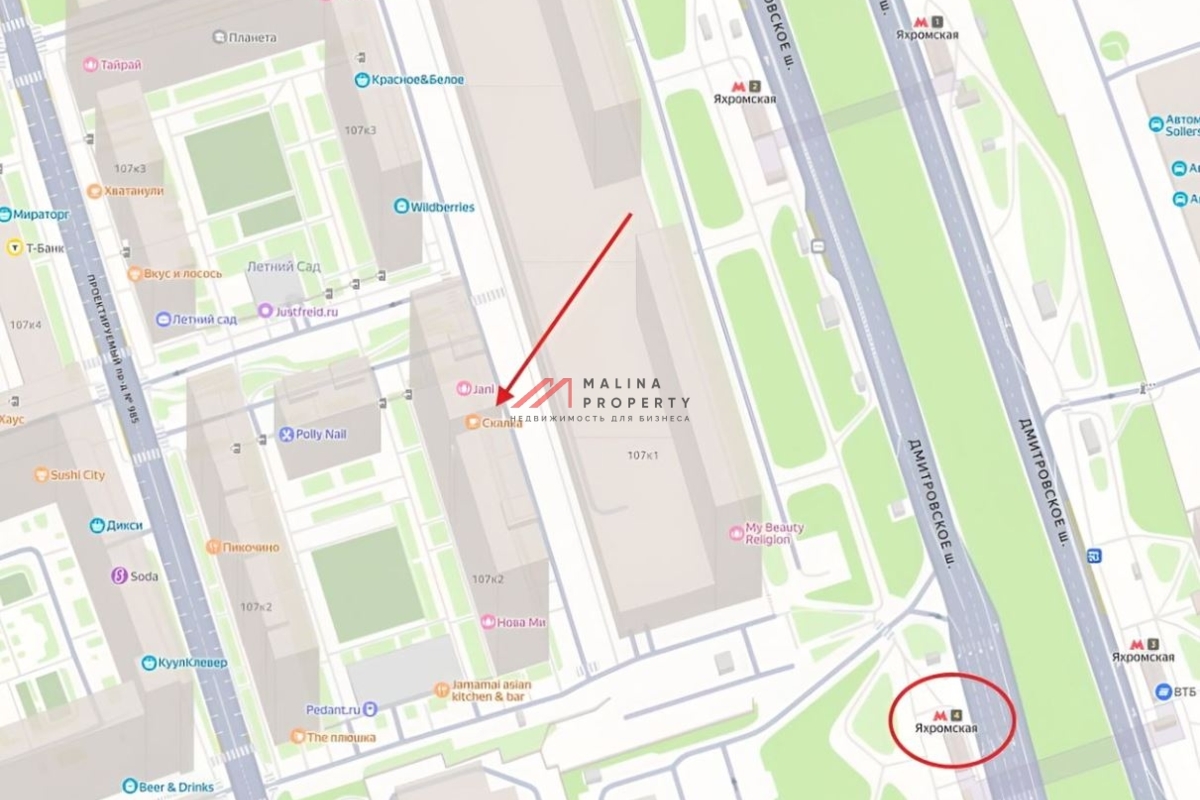 Аренда торгового помещения в ЖК "Летний Сад"