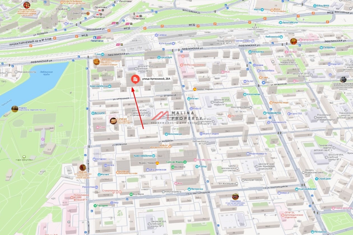 Аренда торгового помещения в новом доме 