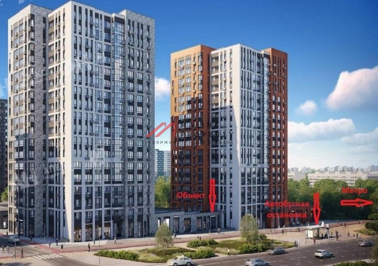 Аренда торгового помещения в ЖК "Скандинавия центр" 