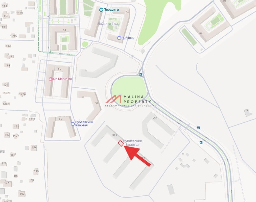 Продажа помещения в жк Рублевский квартал