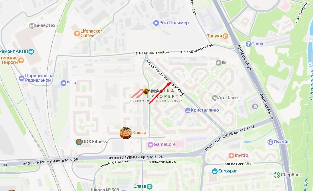 Продажа торгового помещения в Царицыно