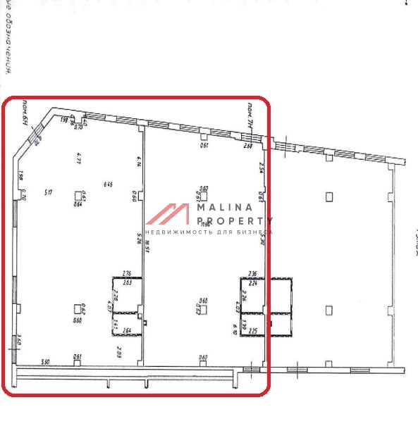 Аренда торгового помещения в ЖК Мой адрес Вертолетчиков