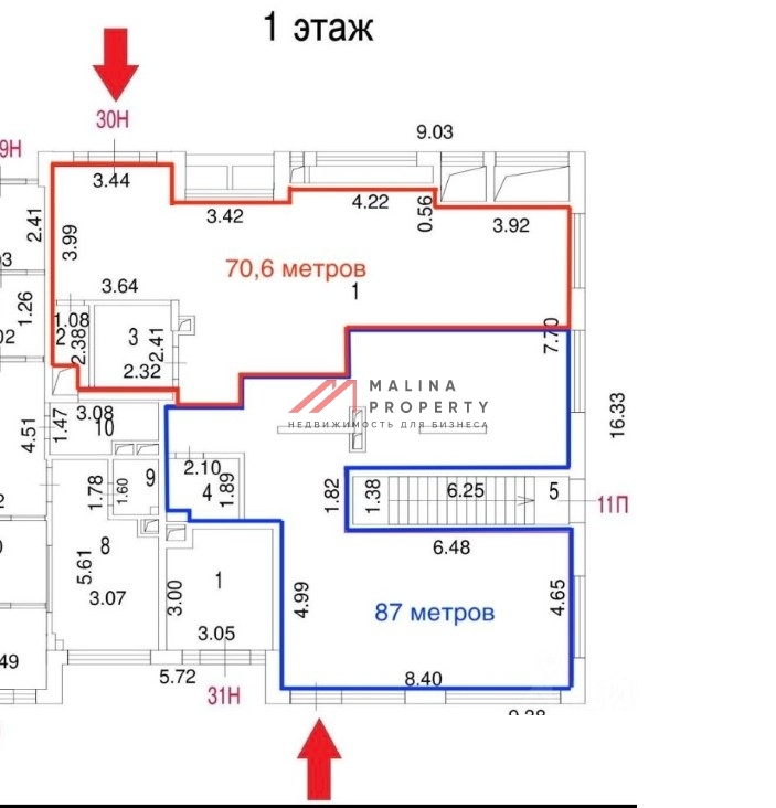 Продажа торгового помещения с сетевыми арендаторами