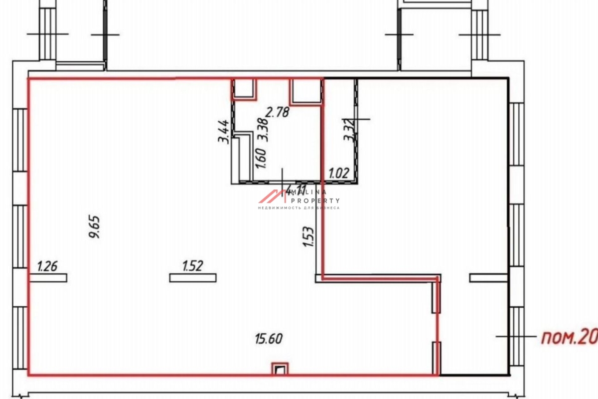 Аренда торгового помещения в ЖК «Green park»