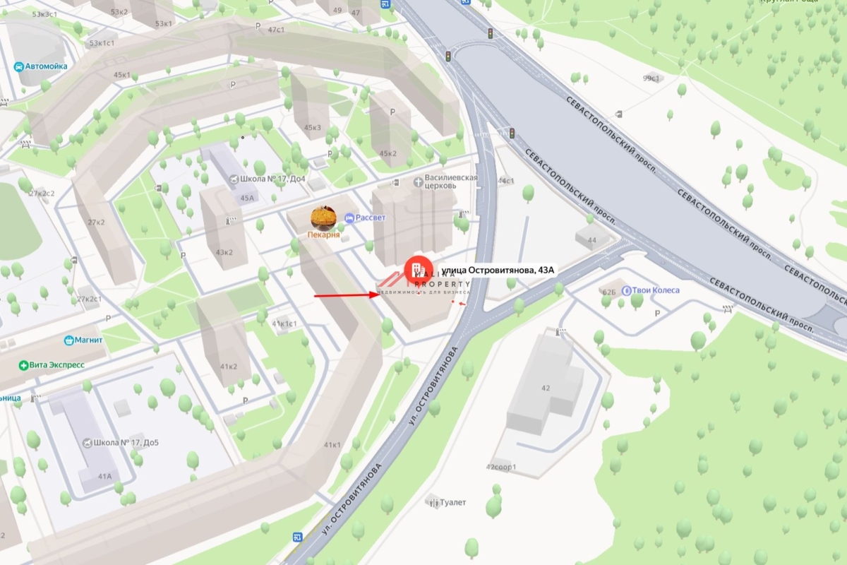 Продажа торгового помещения в Коньково