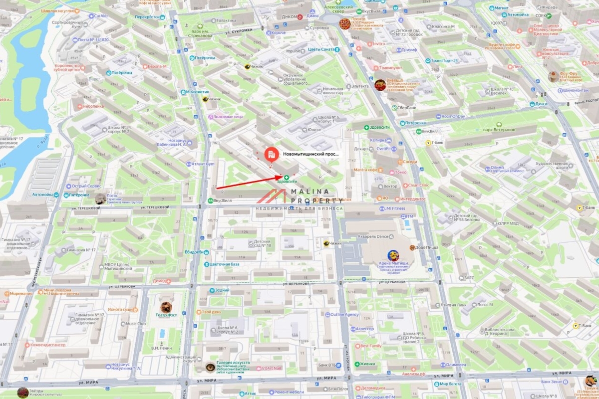 Аренда торгового помещения в ЖК "Атлантис" 