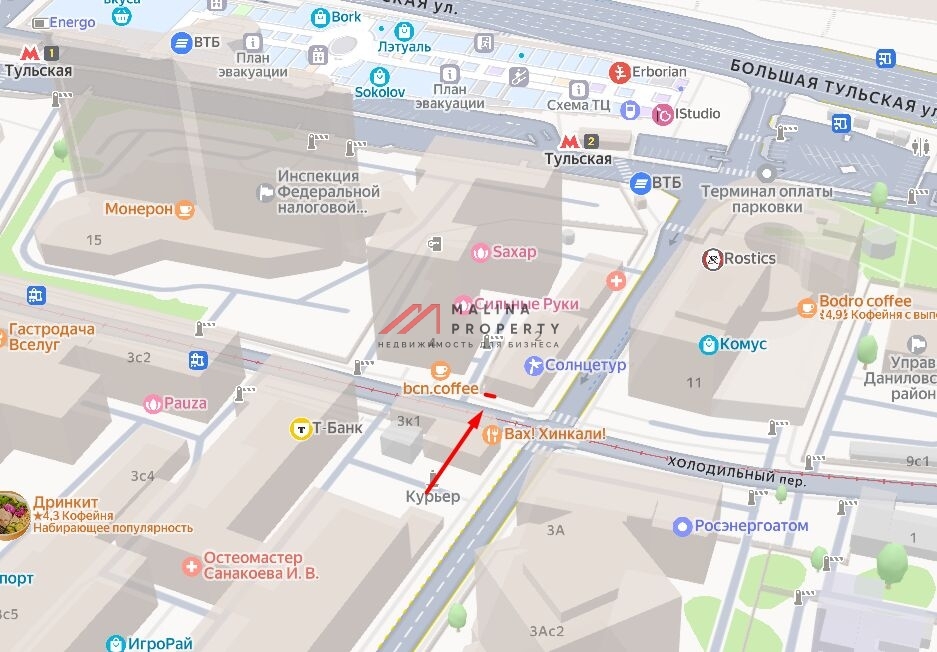 Продажа торгового помещения с арендатором 