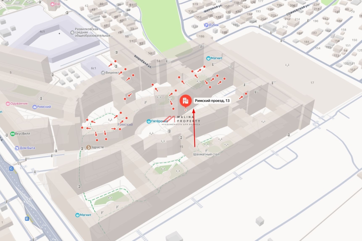 Продажа торгового помещения с арендатором в ЖК "Римский"