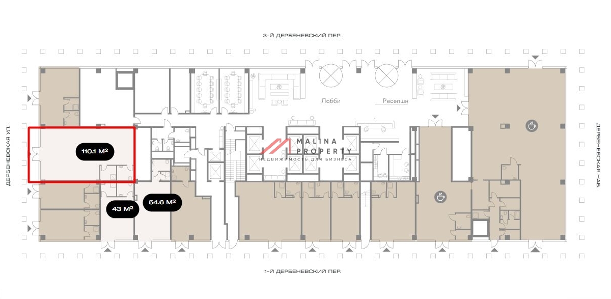 Продажа торгового помещения в БЦ OPUS