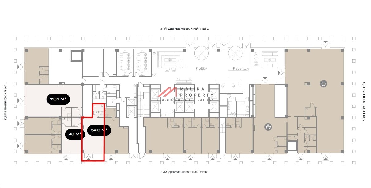 Продажа торгового помещения в БЦ OPUS