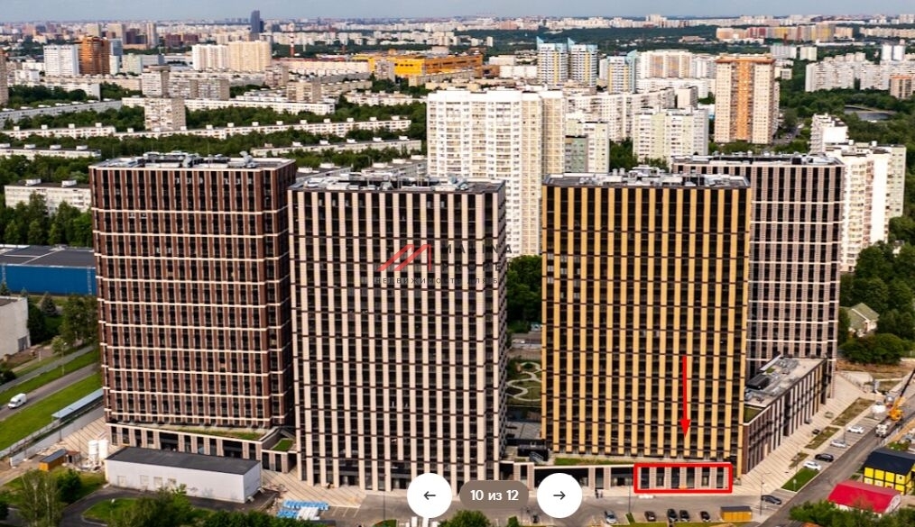 Аренда помещения в ЖК Parkside