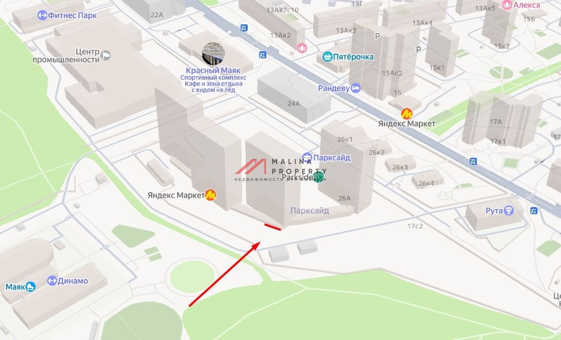 Аренда помещения в ЖК Parkside