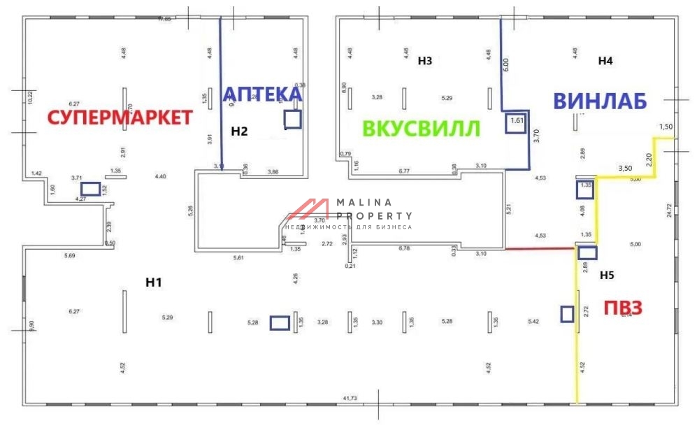 Продажа помещения с арендатором пункт выдачи Wildberries