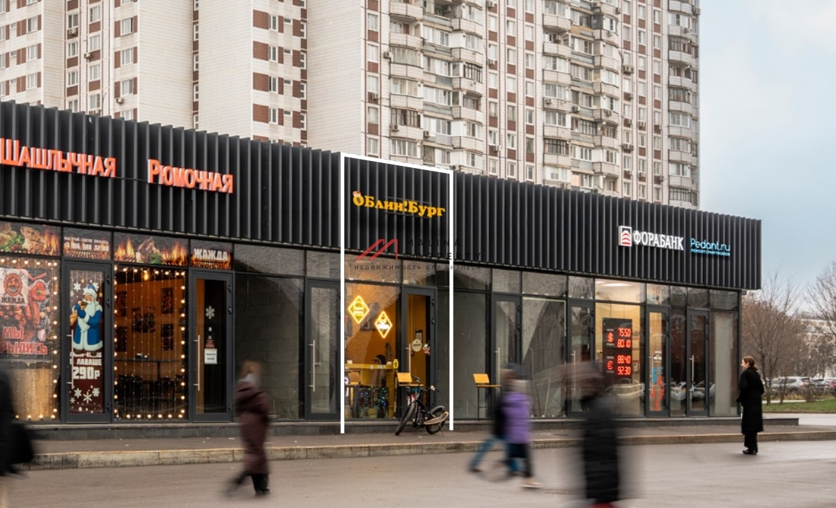 Продажа торгового помещения стритфуд  у метро Орехово 