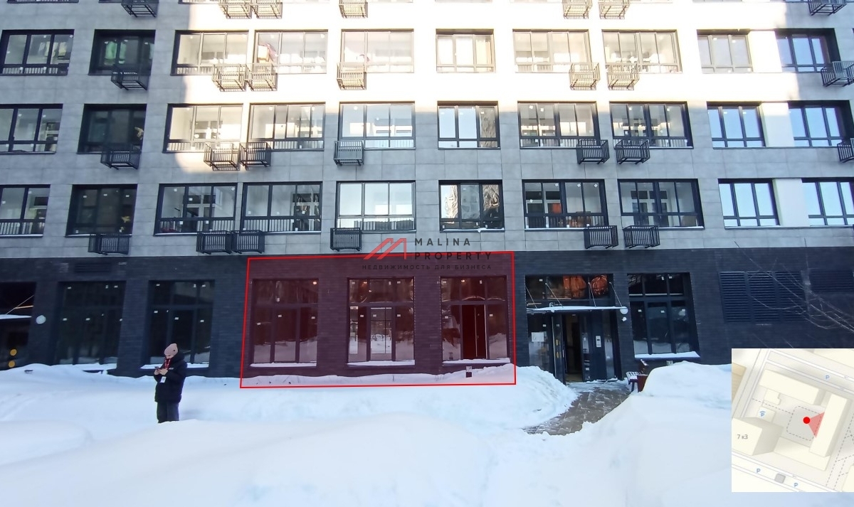 Аренда торгового помещения в ЖК "Бунинские кварталы" 