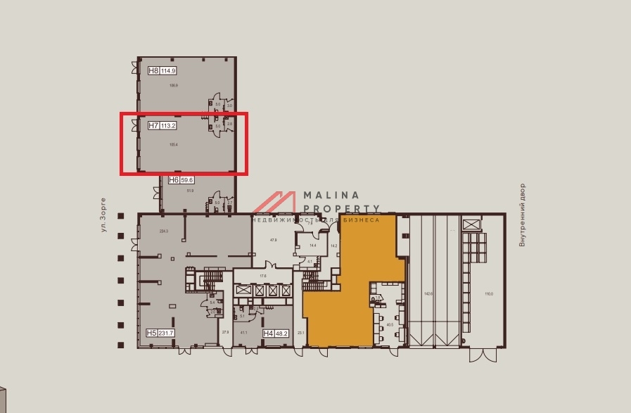 Продажа торгового помещения в ЖК " Indy Towers" 