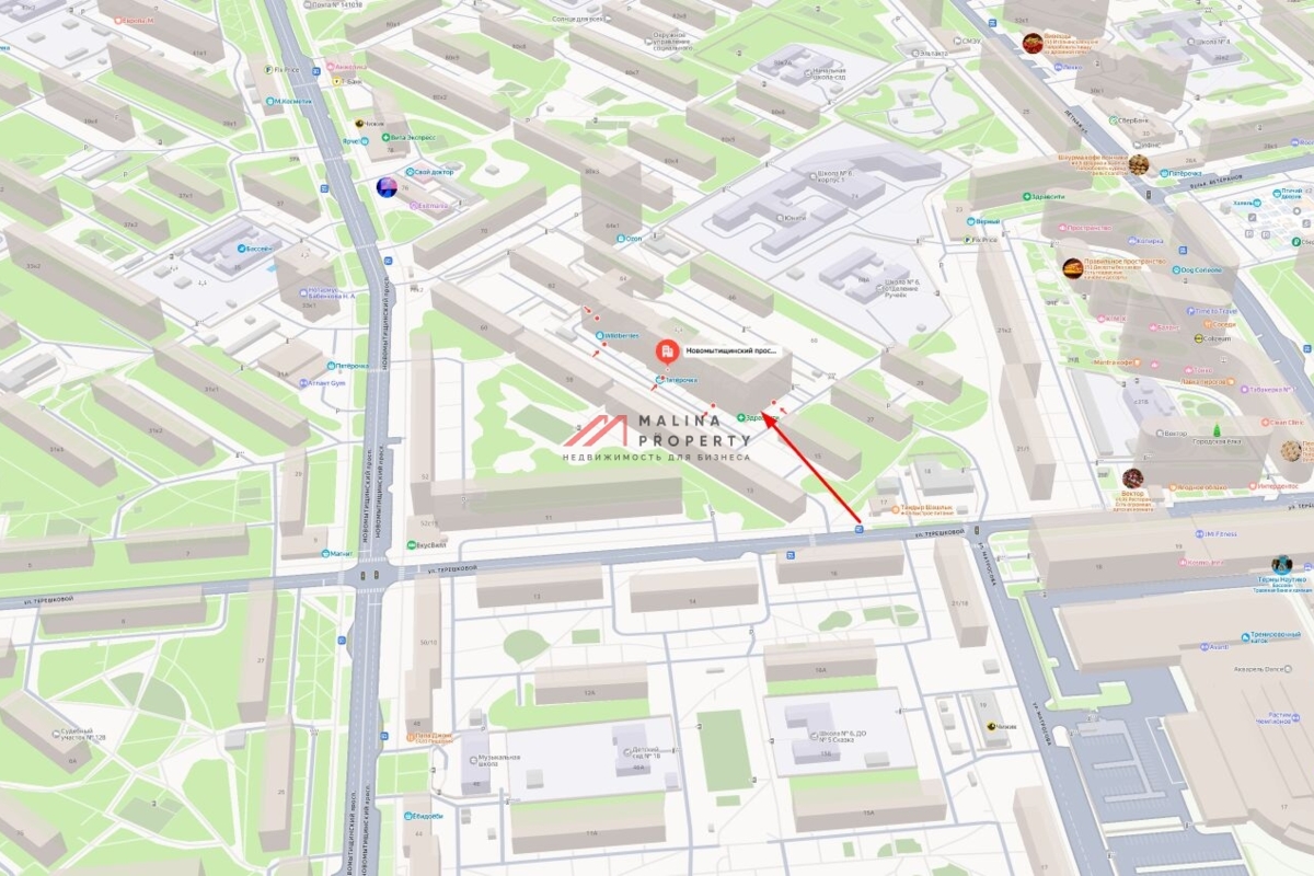 Аренда торгового помещения в ЖК "Атлантис" 