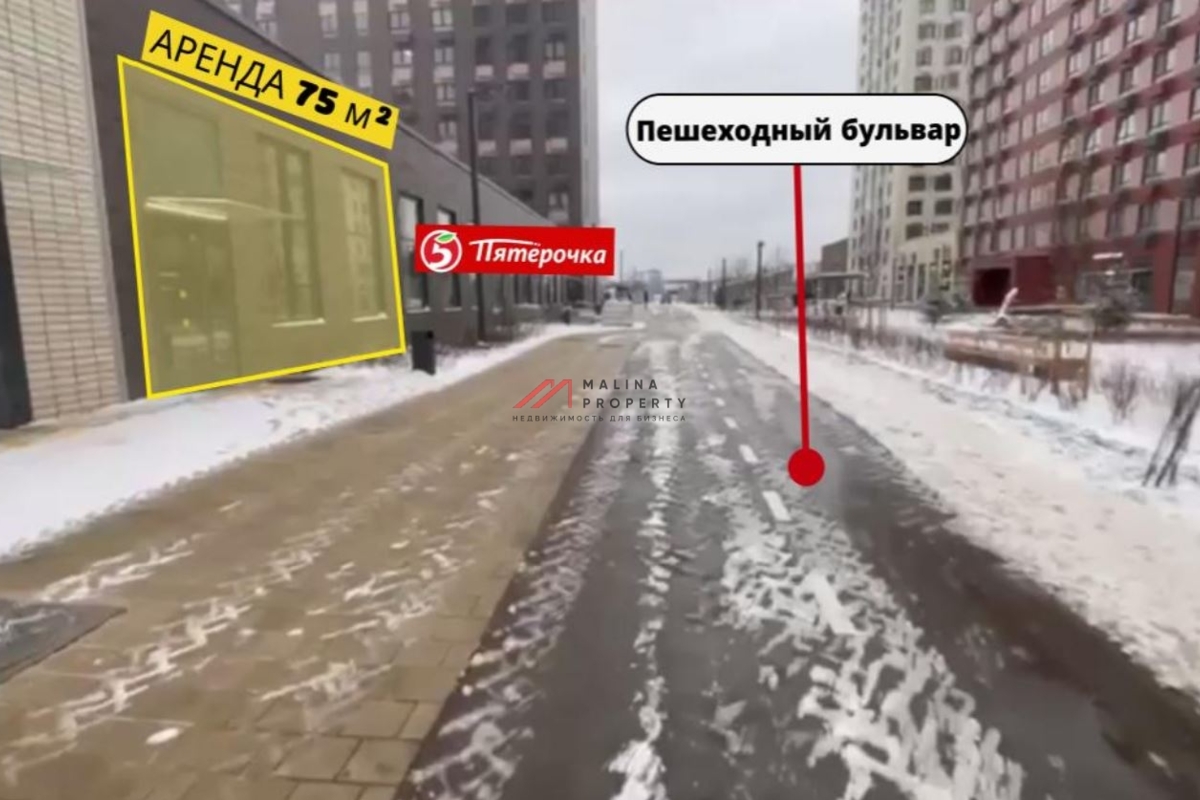 Аренда коммерческого помещения в ЖК "Никольские луга"