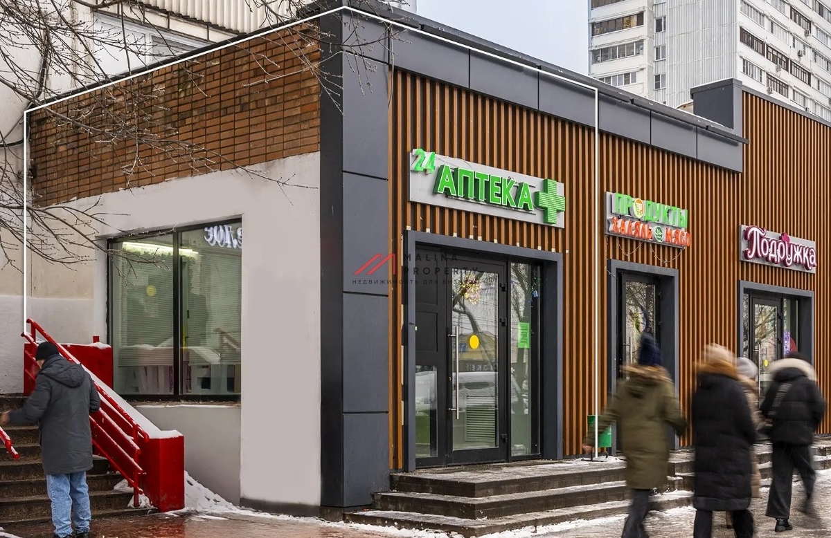 Продажа торгового помещения с аптекой на высоком трафике