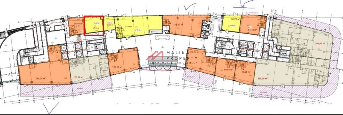 Аренда помещения в бизнес центре Upside Кунцево
