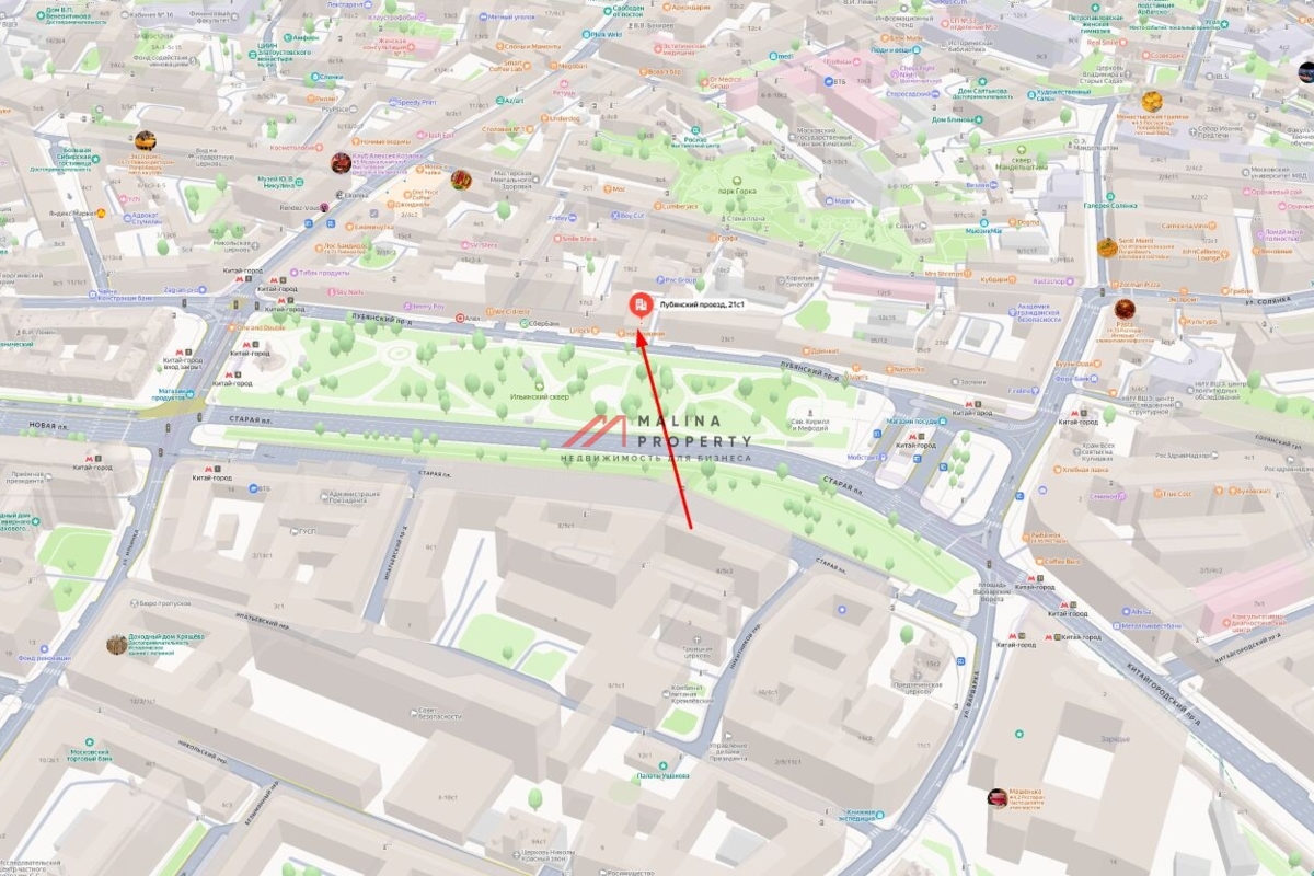 Продажа здания у метро Китай-город 