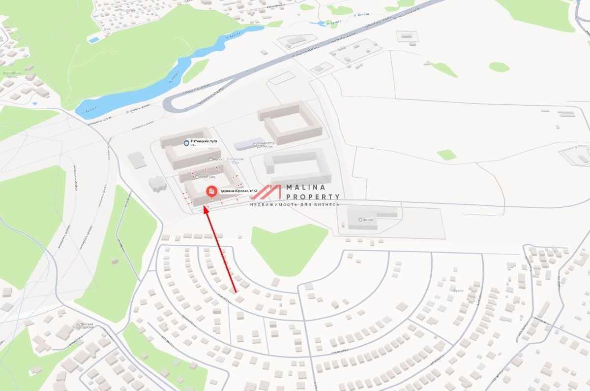 Аренда торгового помещения в ЖК Пятницкие Луга