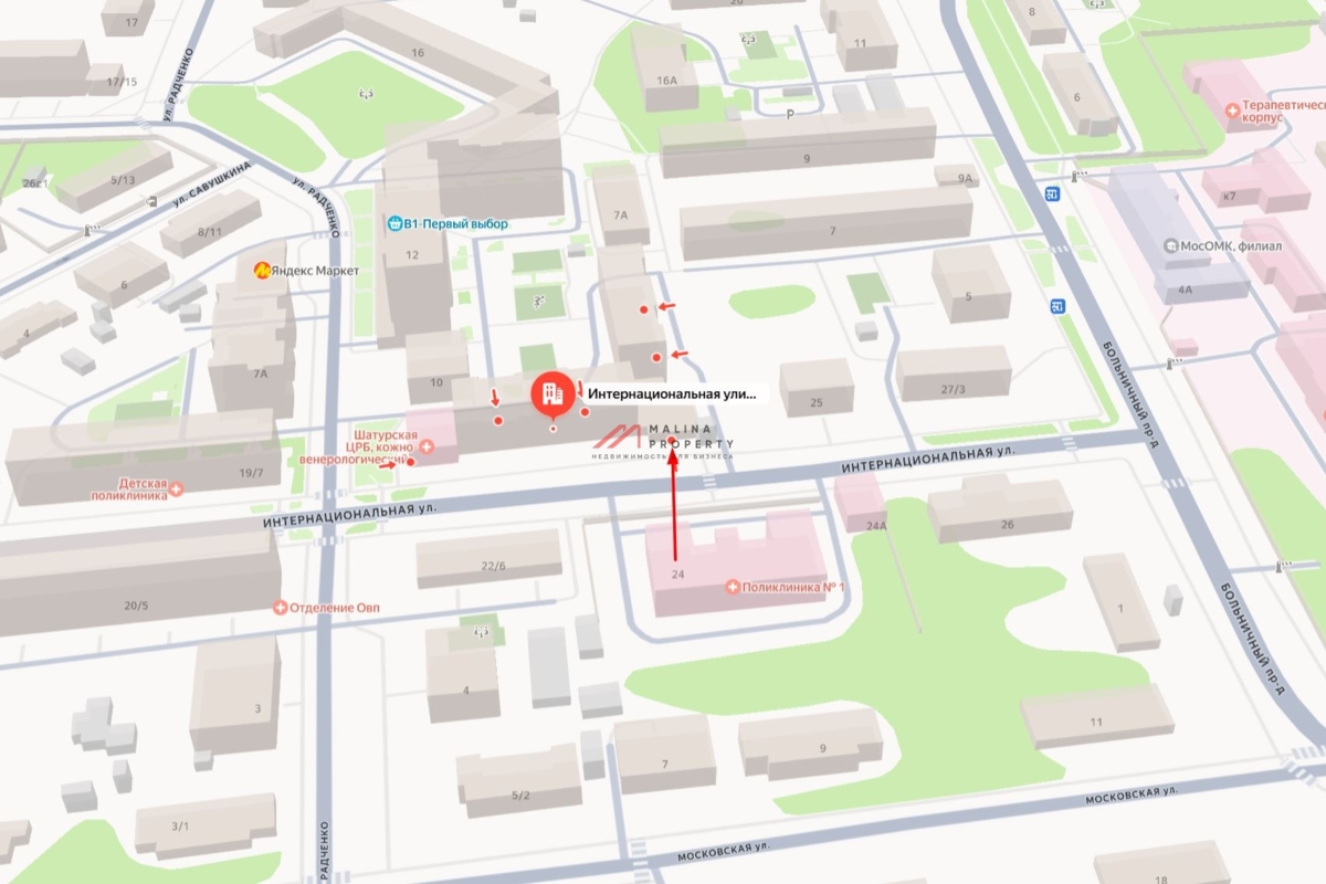 Продажа помещения с арендаторами в г. Шатура