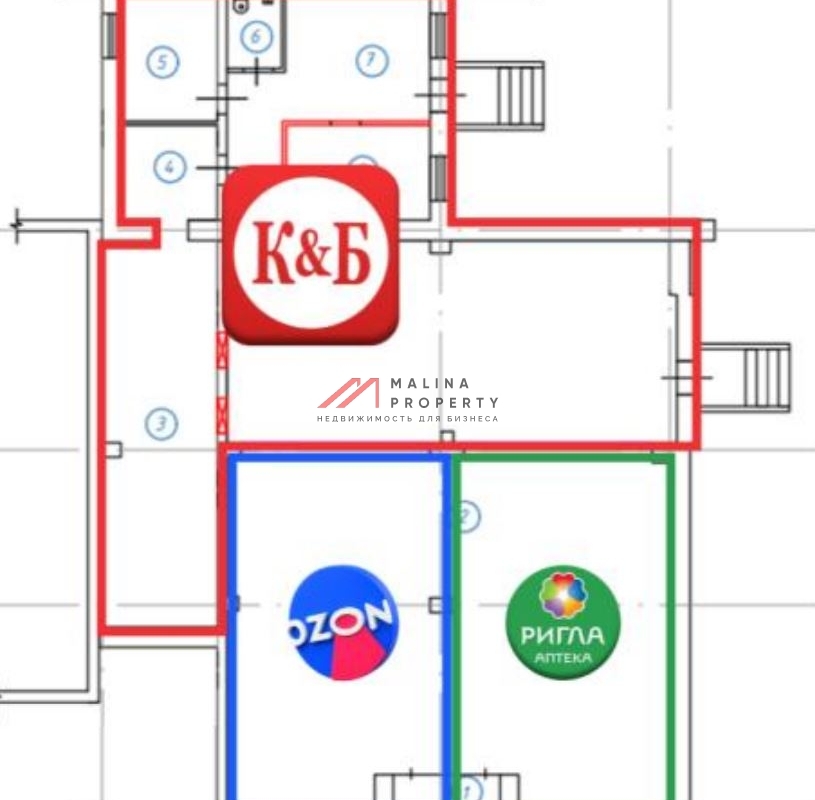 Продажа помещения с арендаторами в г. Шатура
