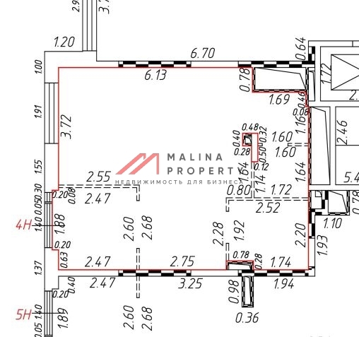 Аренда торгового помещения в ЖК "Прибрежный Парк"