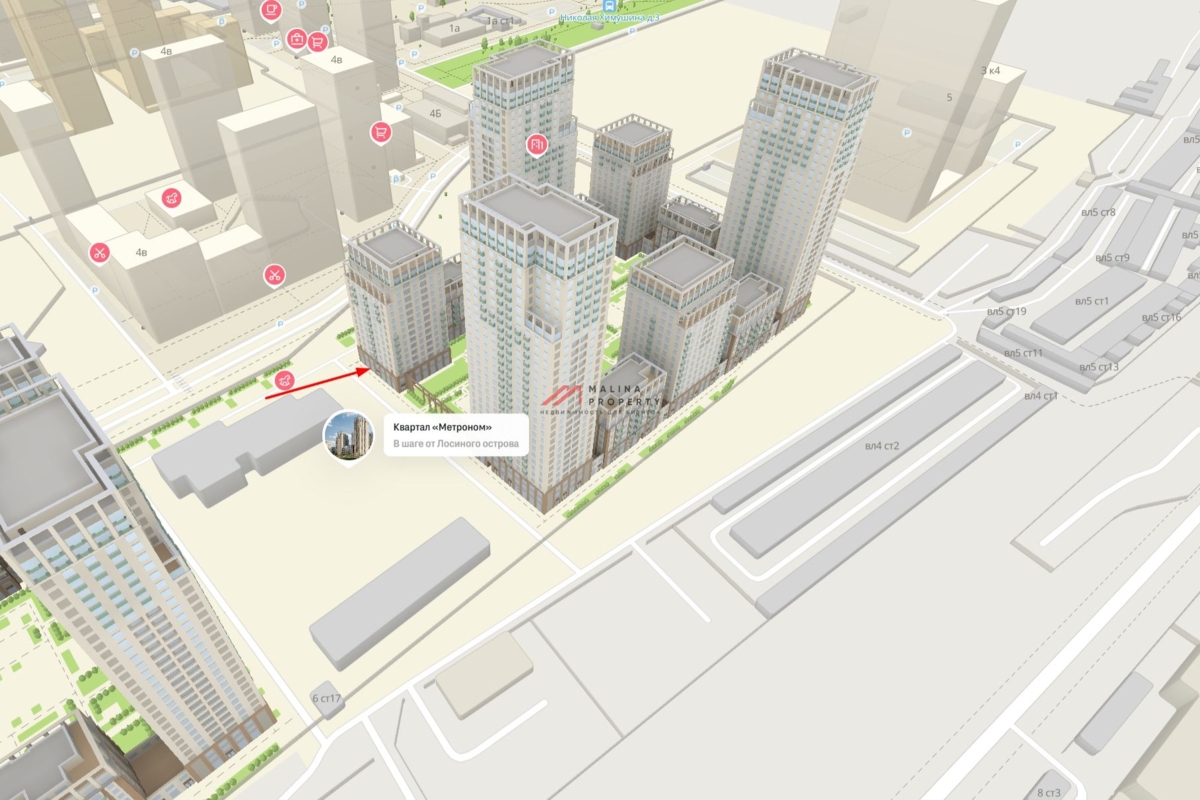 Продажа торгового помещения в ЖК «Квартал Метроном»