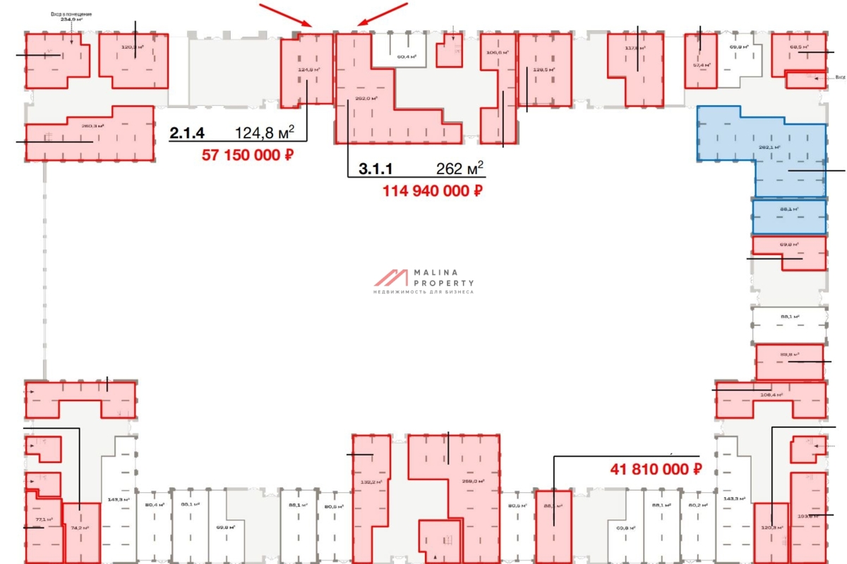 Продажа торгового помещения в ЖК «Квартал Метроном»
