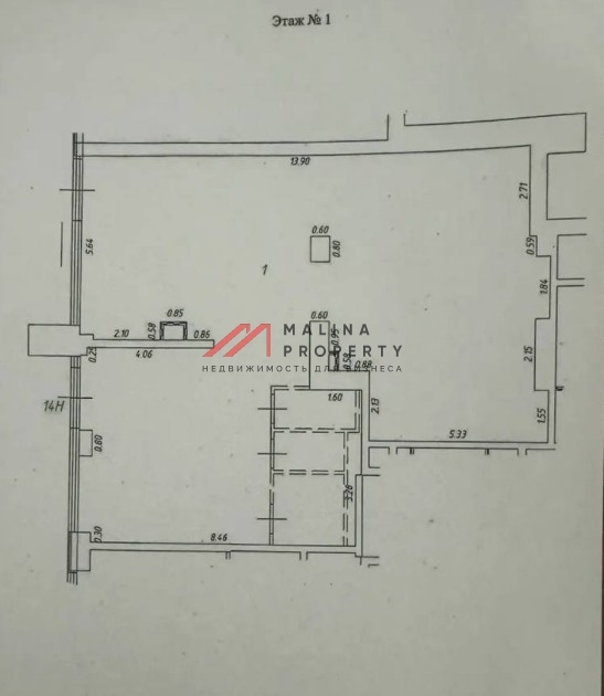 Аренда торгового помещения в жилом комплексе Остров