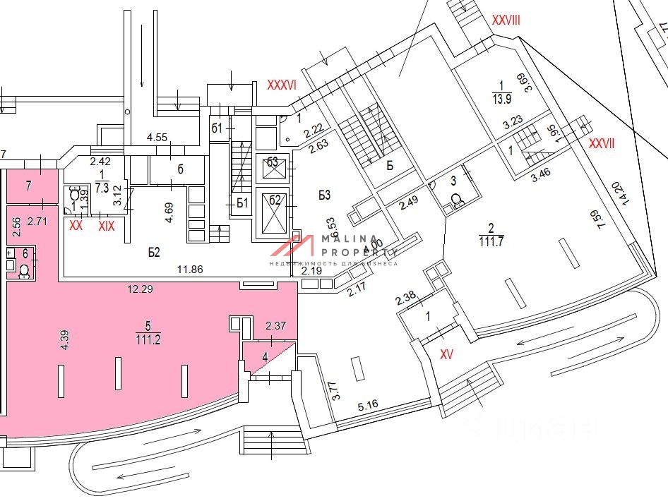 Аренда торгового помещения в ЖК "Теплый край" 