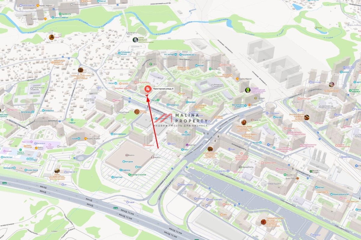 Аренда торгового помещения в ЖК "Большое Путилково" 