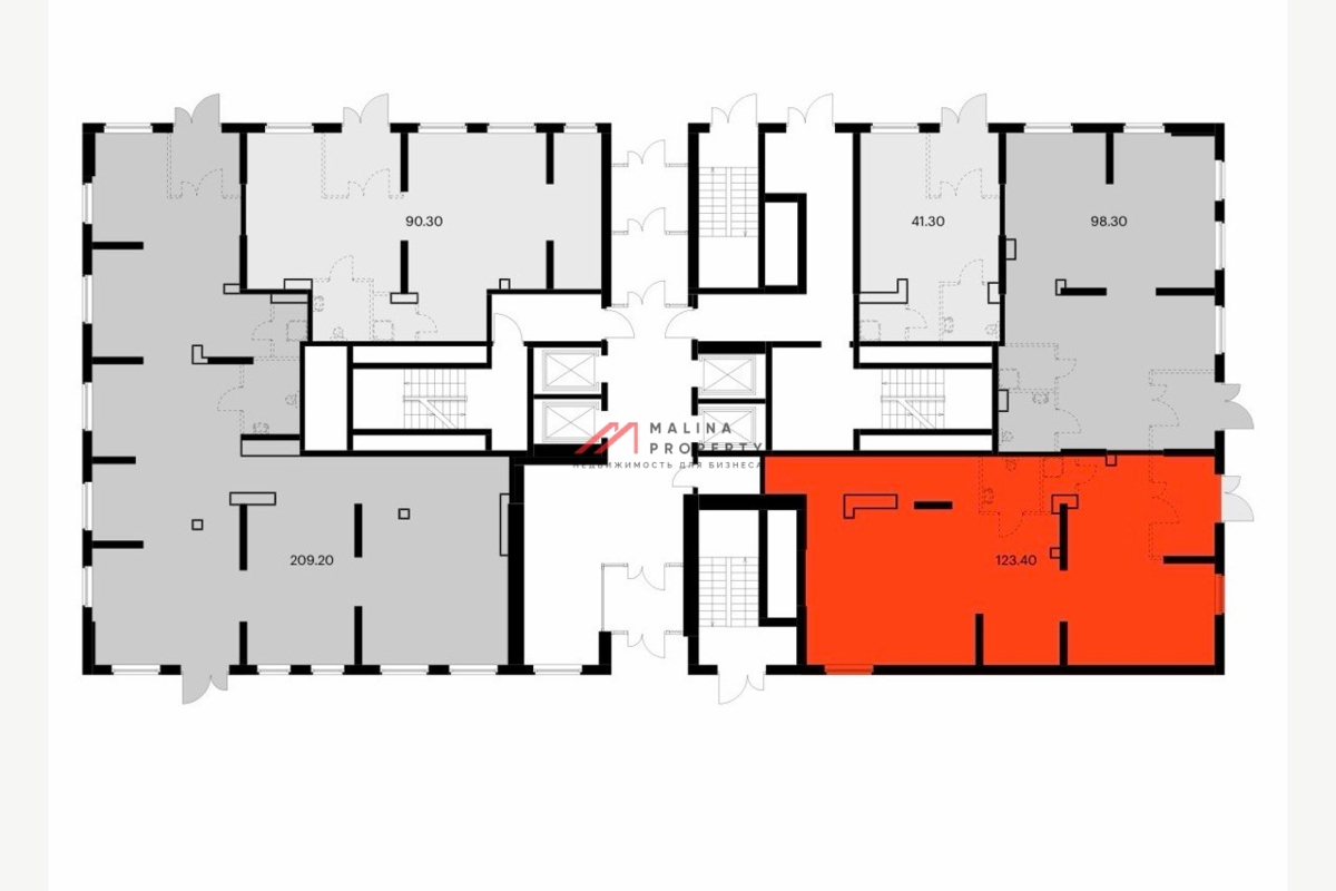 Продажа коммерческого помещения в ЖK "Амуpский паpк"