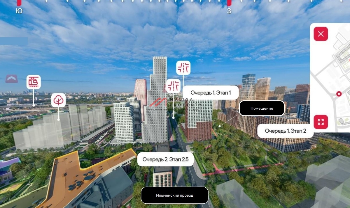 Аренда торгового помещения в ЖК "Дмитровское небо"