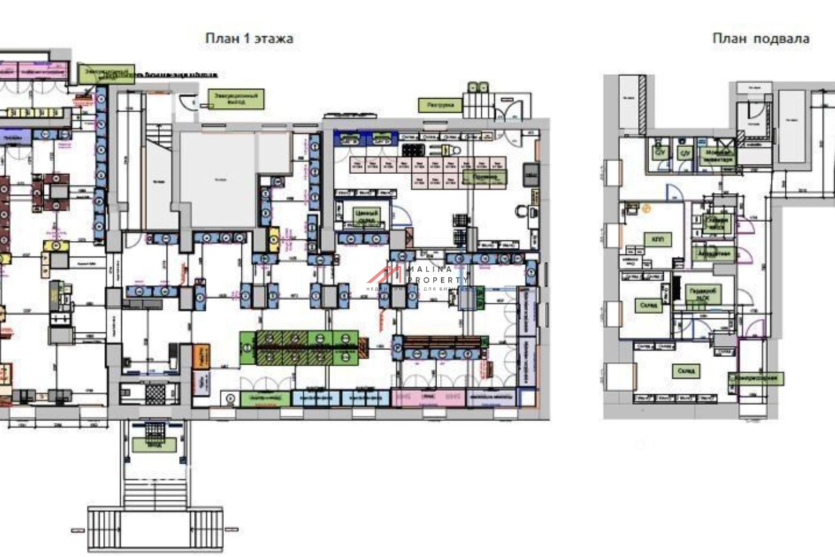 Продажа помещения с супермаркетом Дикси 