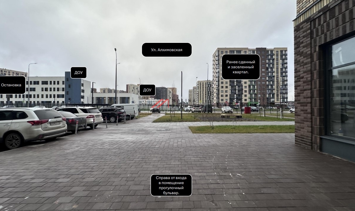 Продажа торгового помещения в ЖК "Алхимово"