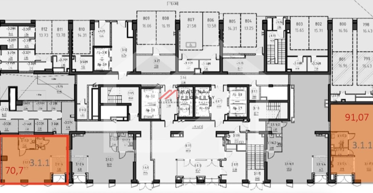 Продажа нежилого помещения в ЖК "Will Towers" 
