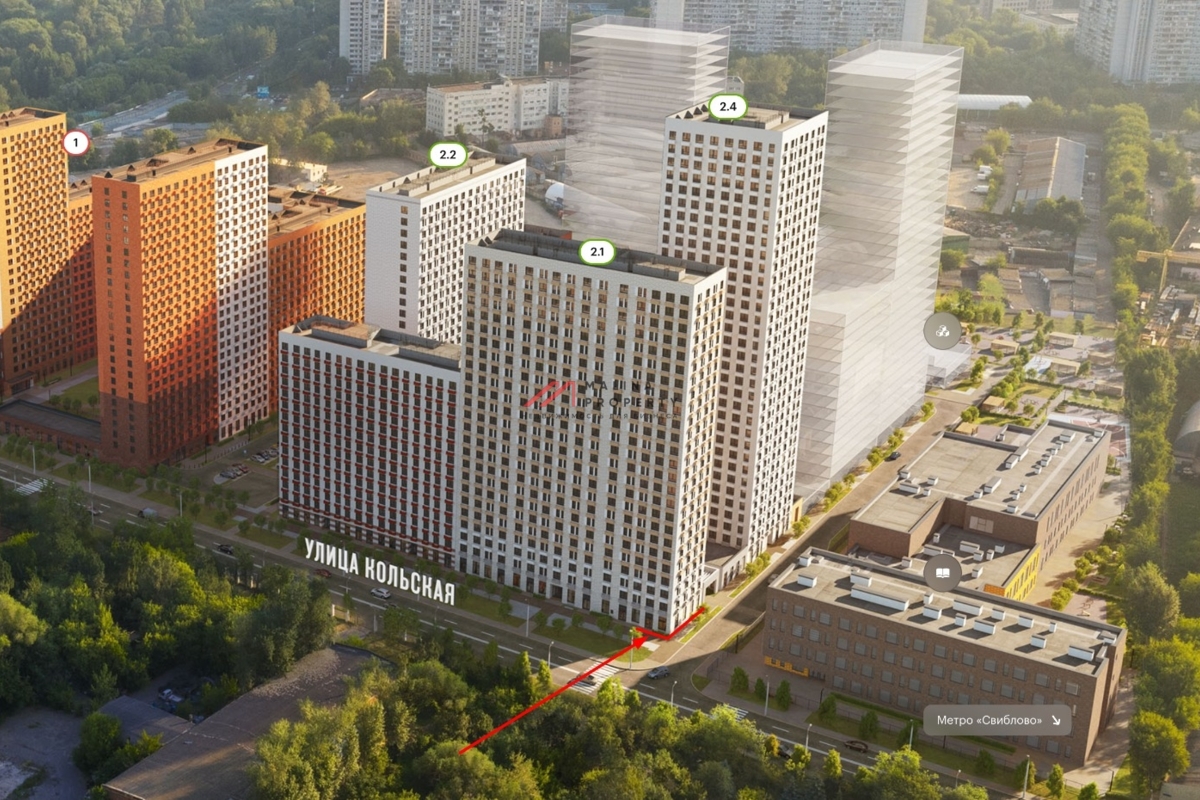 Аренда торгового помещения в ЖК "Кольская 8" 