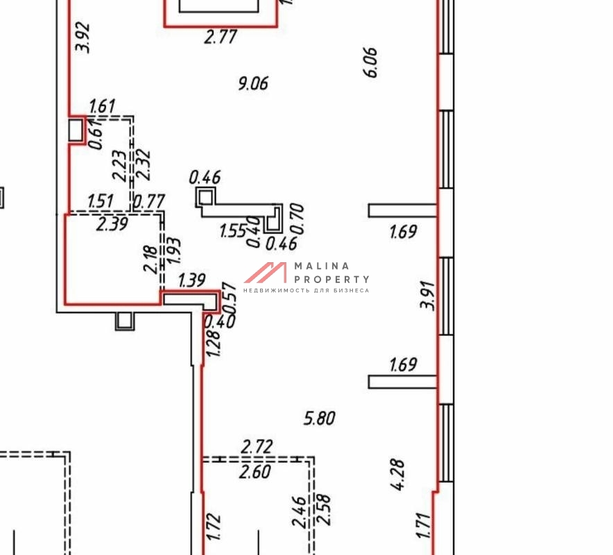 Аренда торгового помещения в ЖК "Кольская 8" 