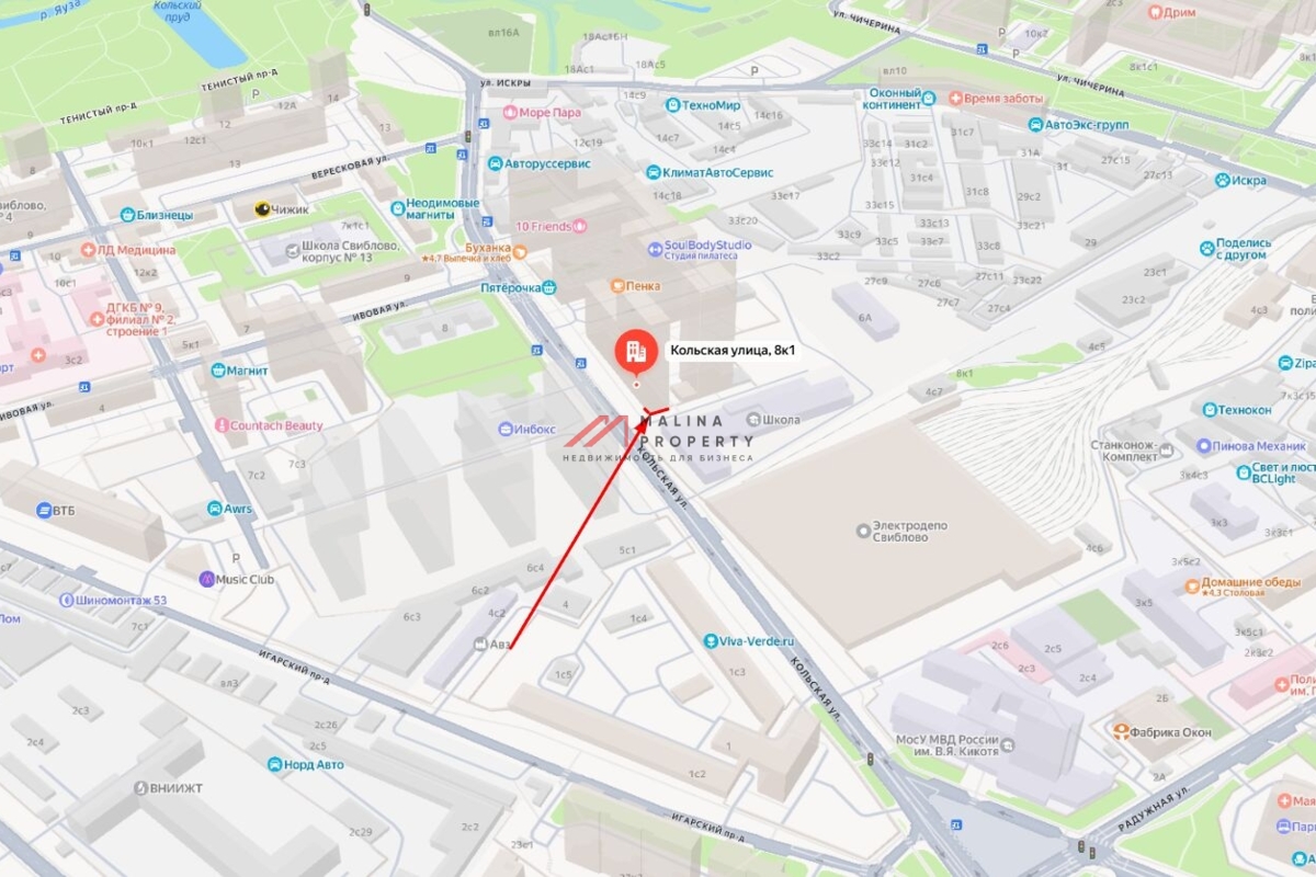 Аренда торгового помещения в ЖК "Кольская 8" 