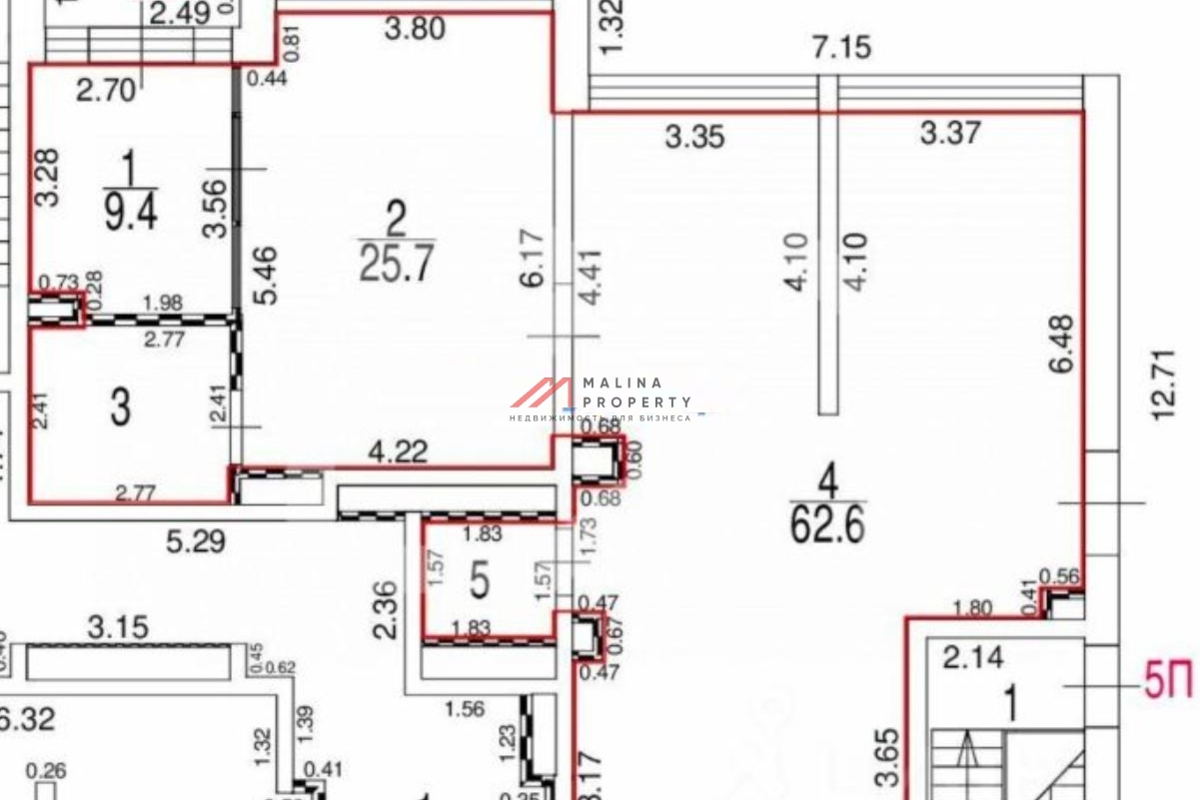 Продажа помещения с магазином Красное и Белое 