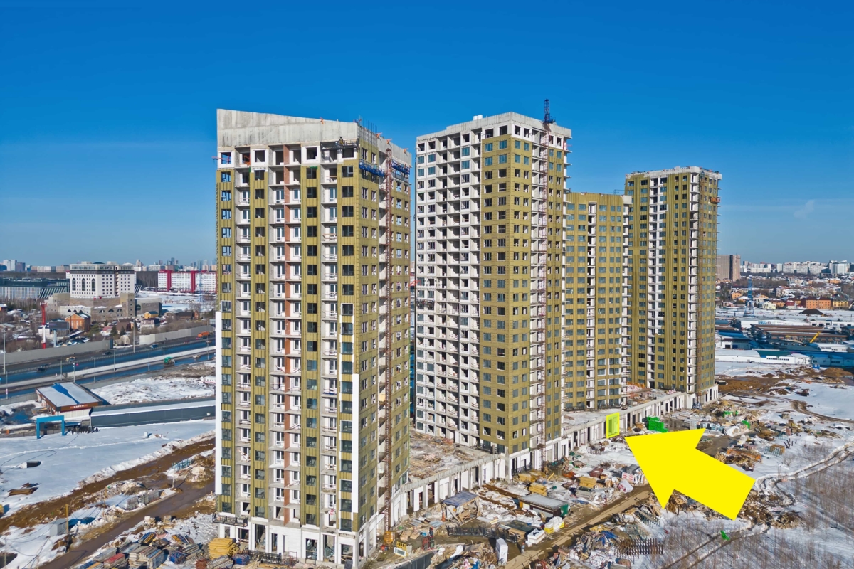 Продажа торгового помещения рядом с супермаркетом в ЖК 1-й Саларьевскй