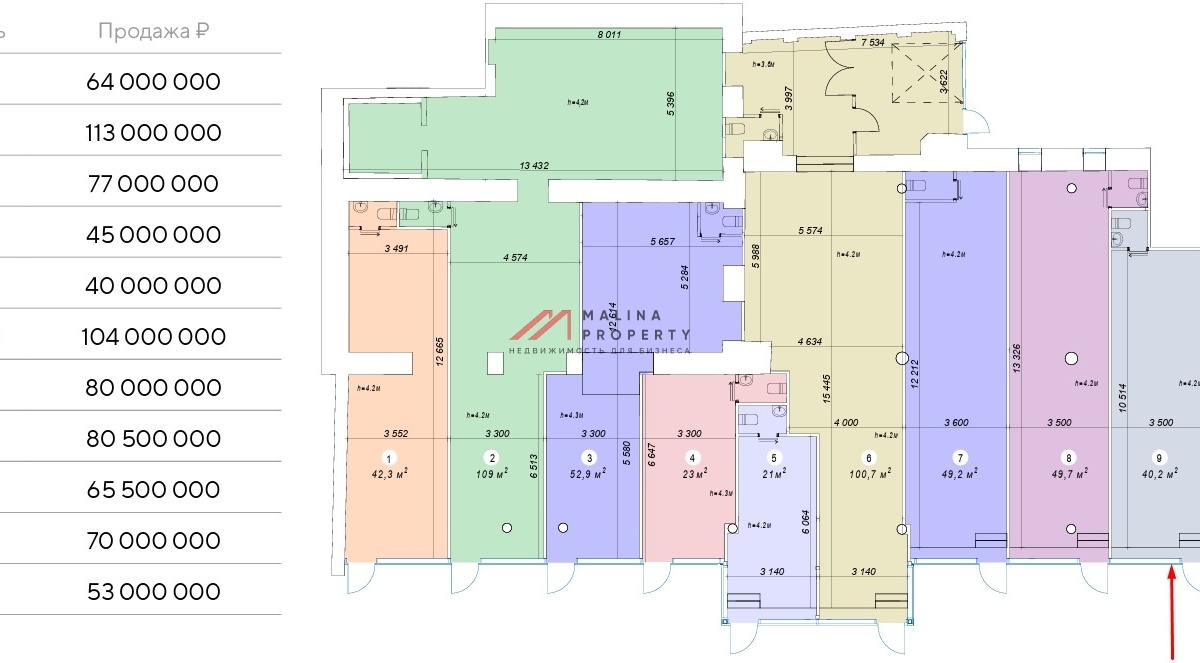 Продажа торгового помещения на Красной Пресне