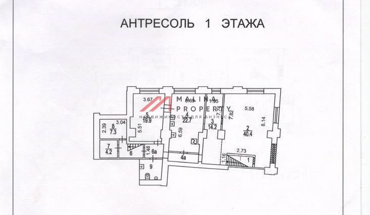 Продажа помещения с арендаторами на Садовнической 
