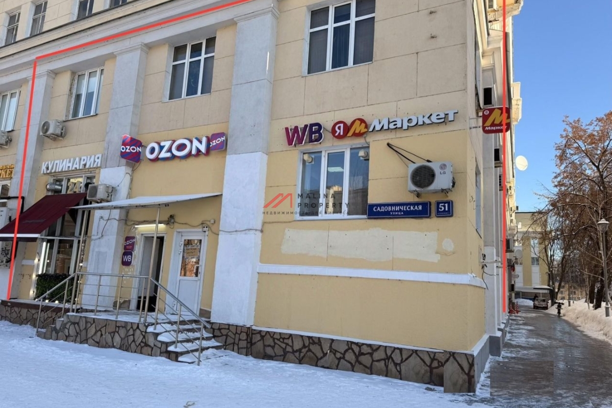 Продажа помещения с арендаторами на Садовнической 