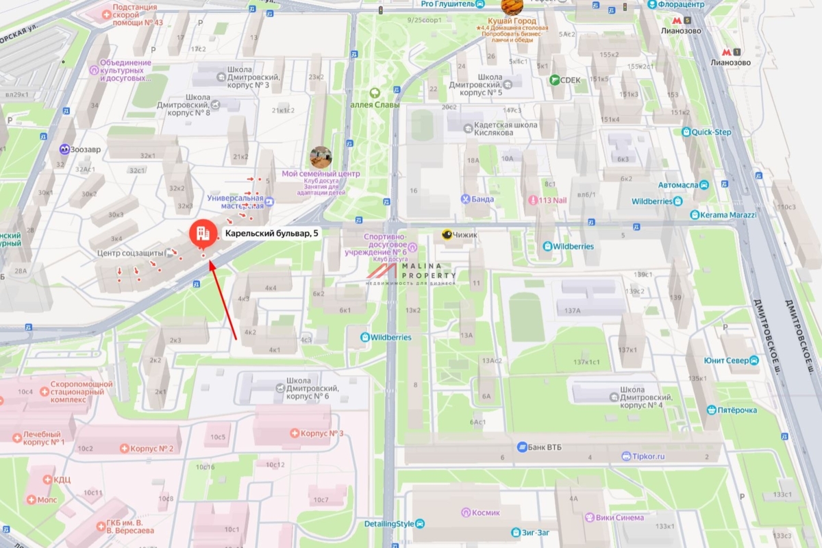 Продажа нежилого помещения на Карельском бульваре