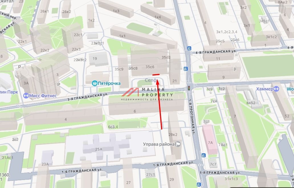 Продажа торгового помещения в жилом комплексе Селф