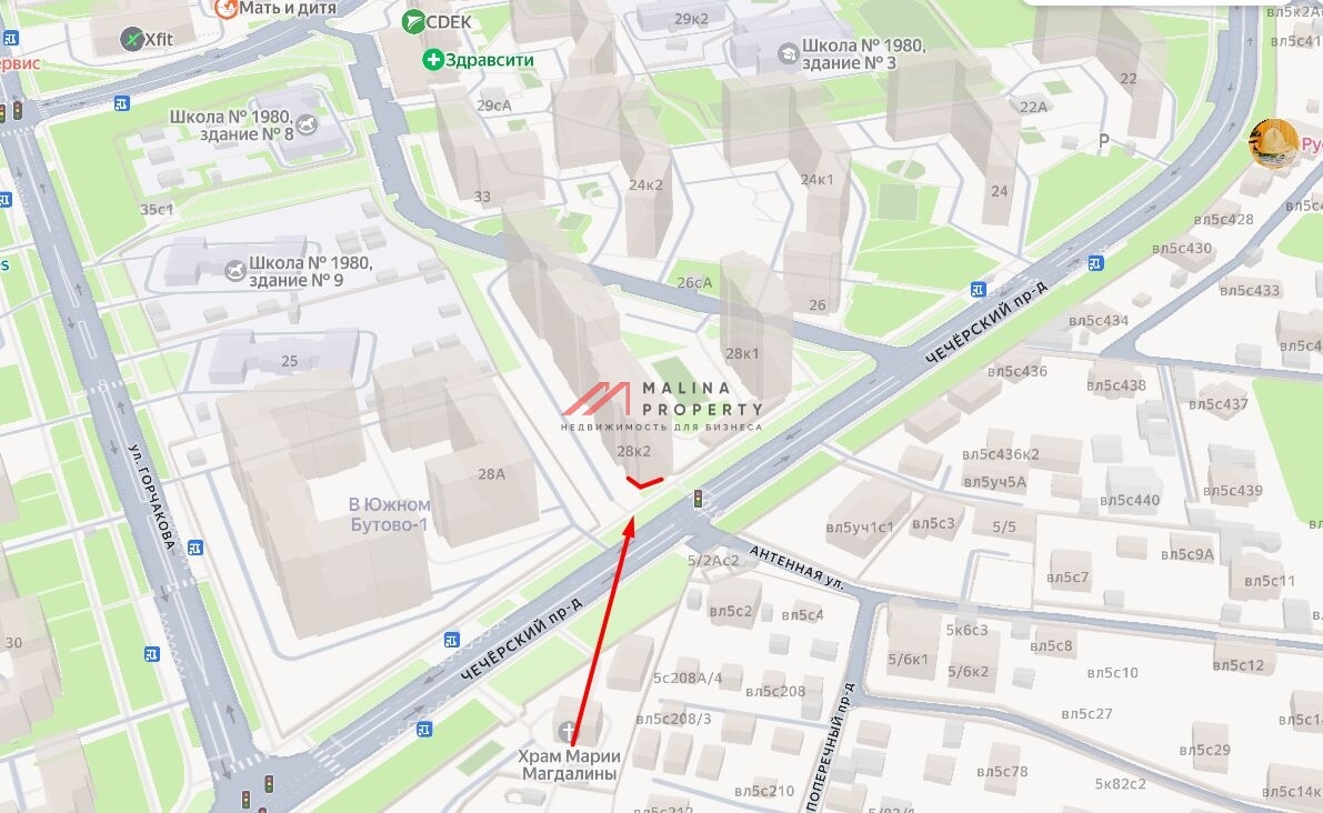 Продажа углового помещения с сетевыми арендаторами